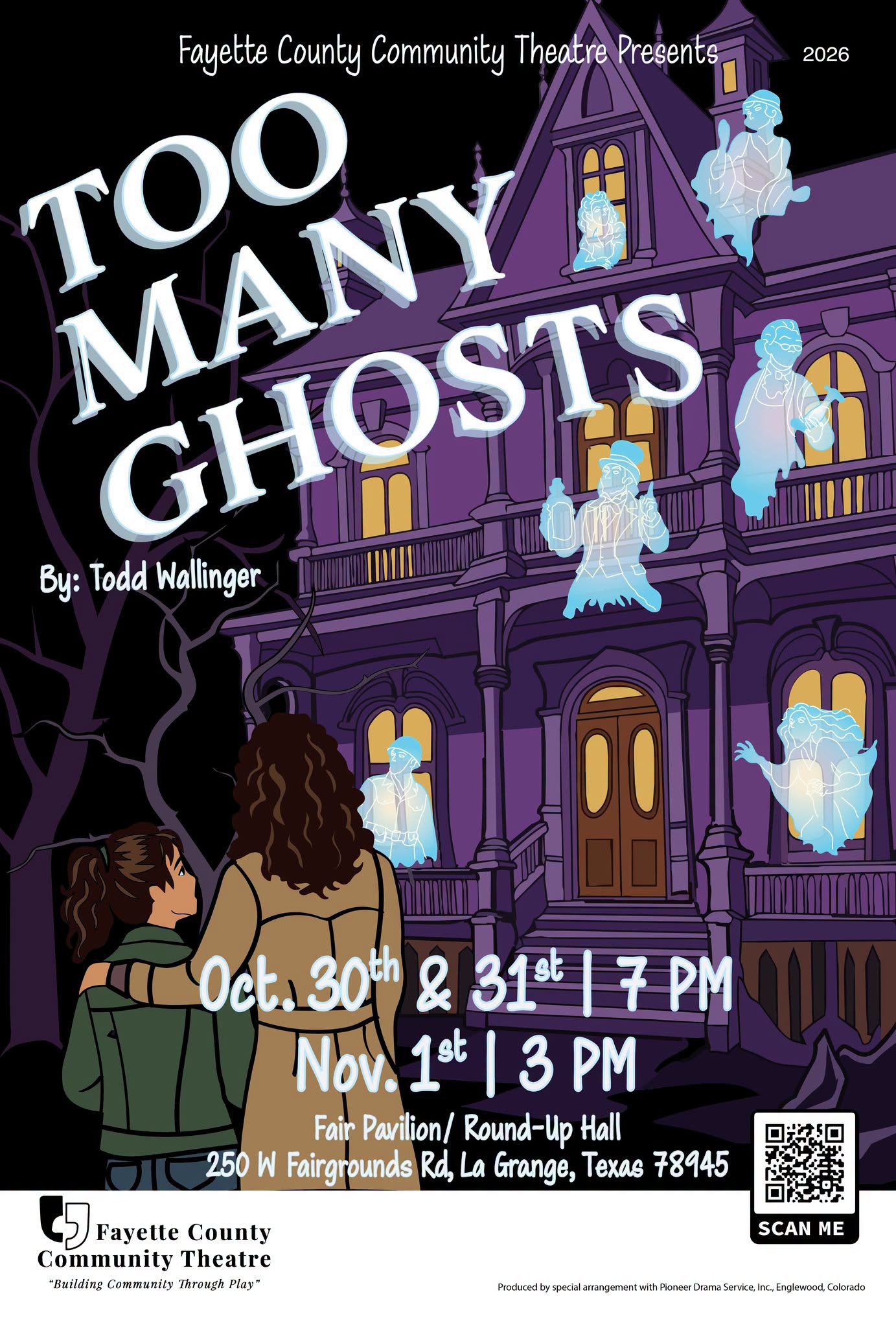 Too Many Ghosts by Fayette County Community Theatre (FCCT)