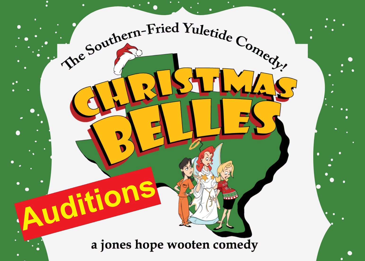 CTX4553. Auditions for Christmas Belles, by Rockport Little Theatre