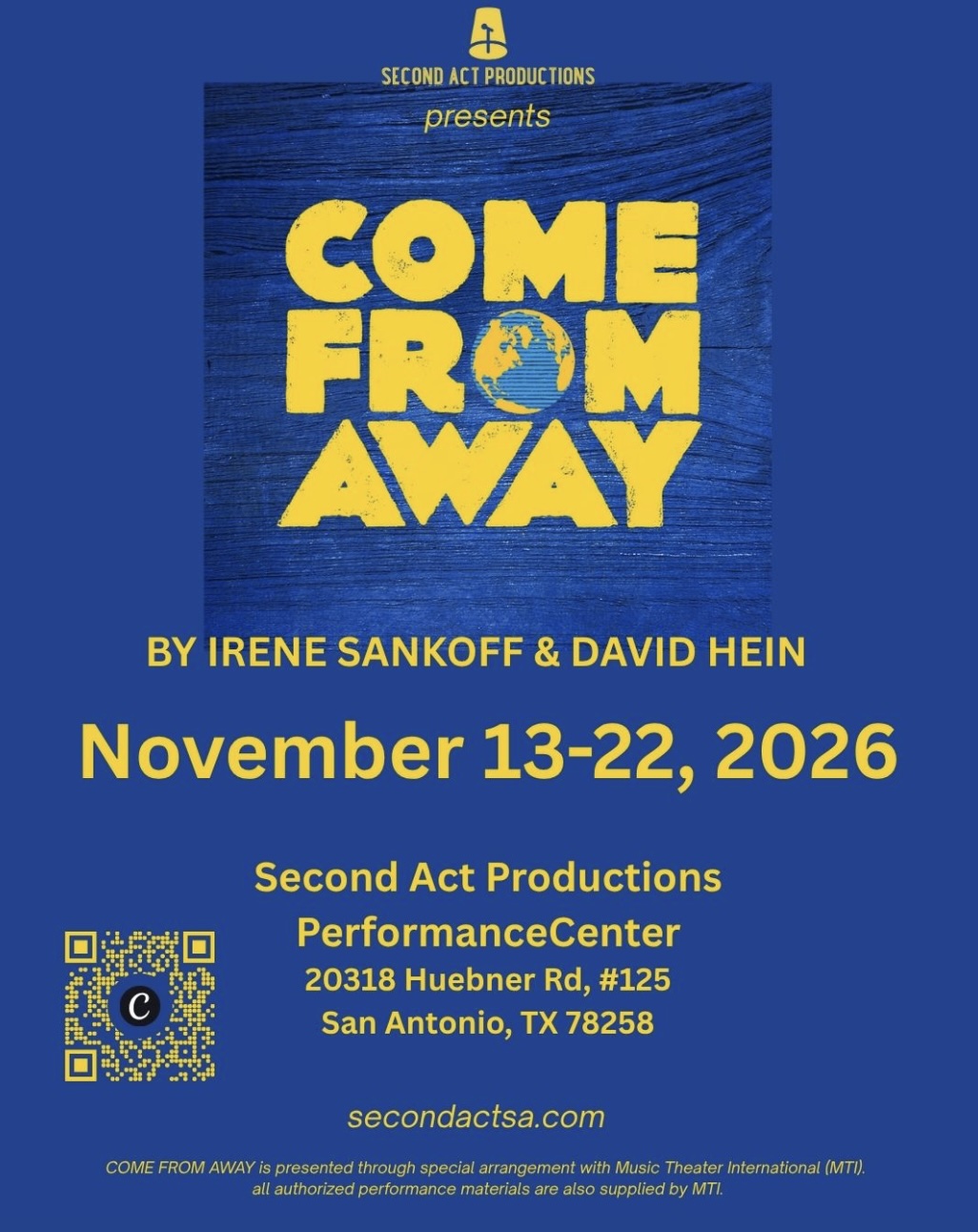 Come from Away by Second Act Productions