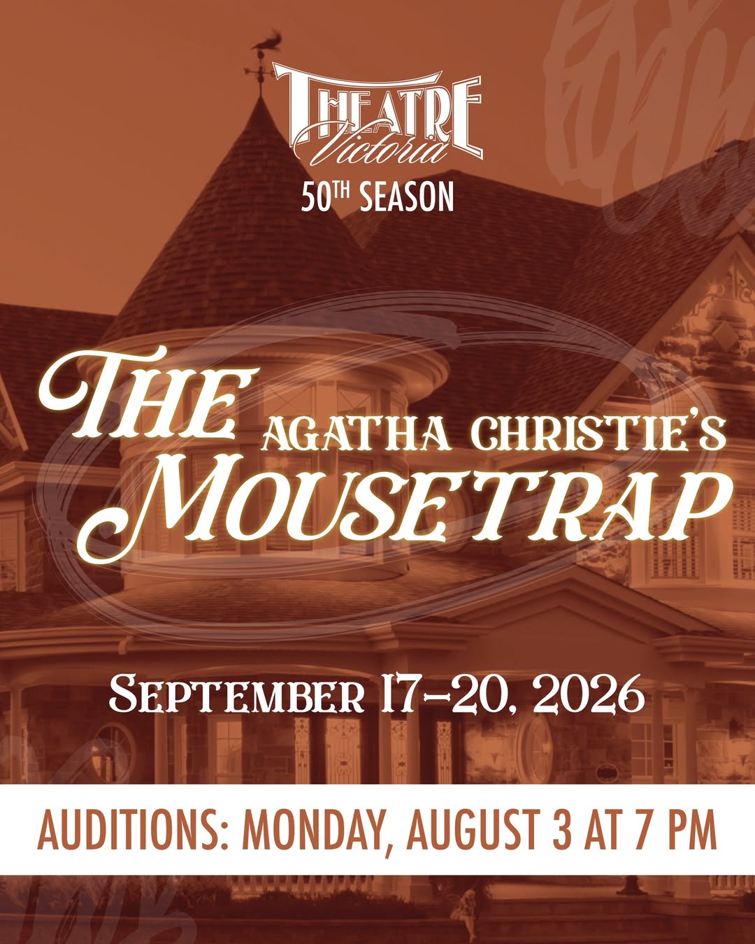 CTX4496. Auditions for The Mousetrap, by Theatre Victoria