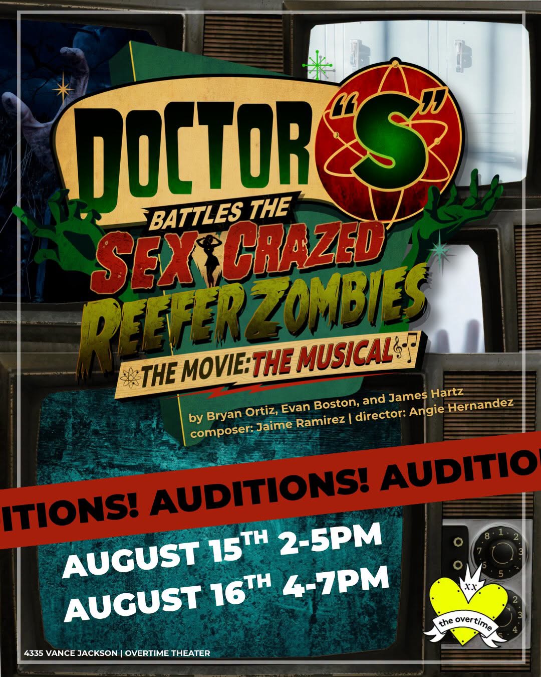 CTX4516. Auditions for Dr. S Battles the Sex-Crazed Reefer Zombies - The Move - The Musical