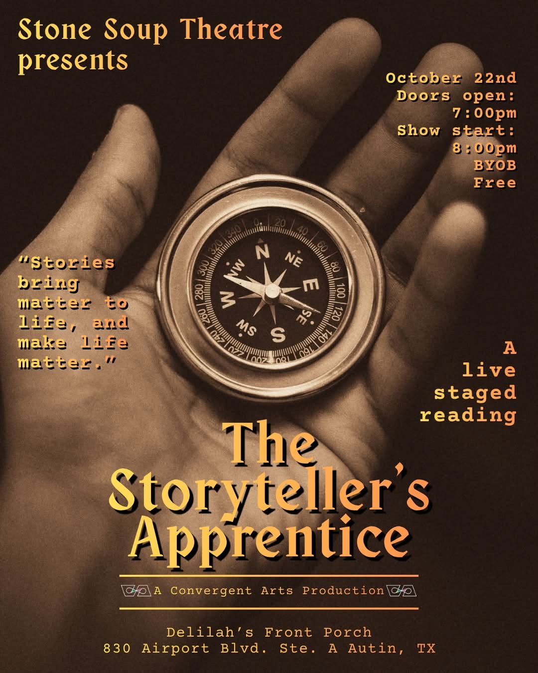 The Storyteller's Apprentice by Stone Soup Theatre