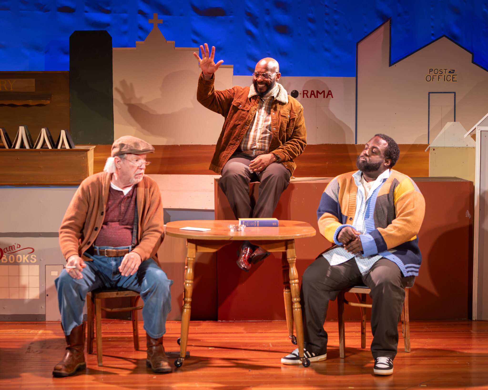 Huck Huckaby, Marc Pouh&eacute;, Robert Joseph (photo via Austin Playhouses)