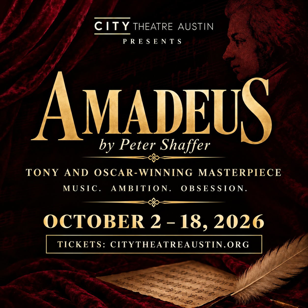 Amadeus by City Theatre Company