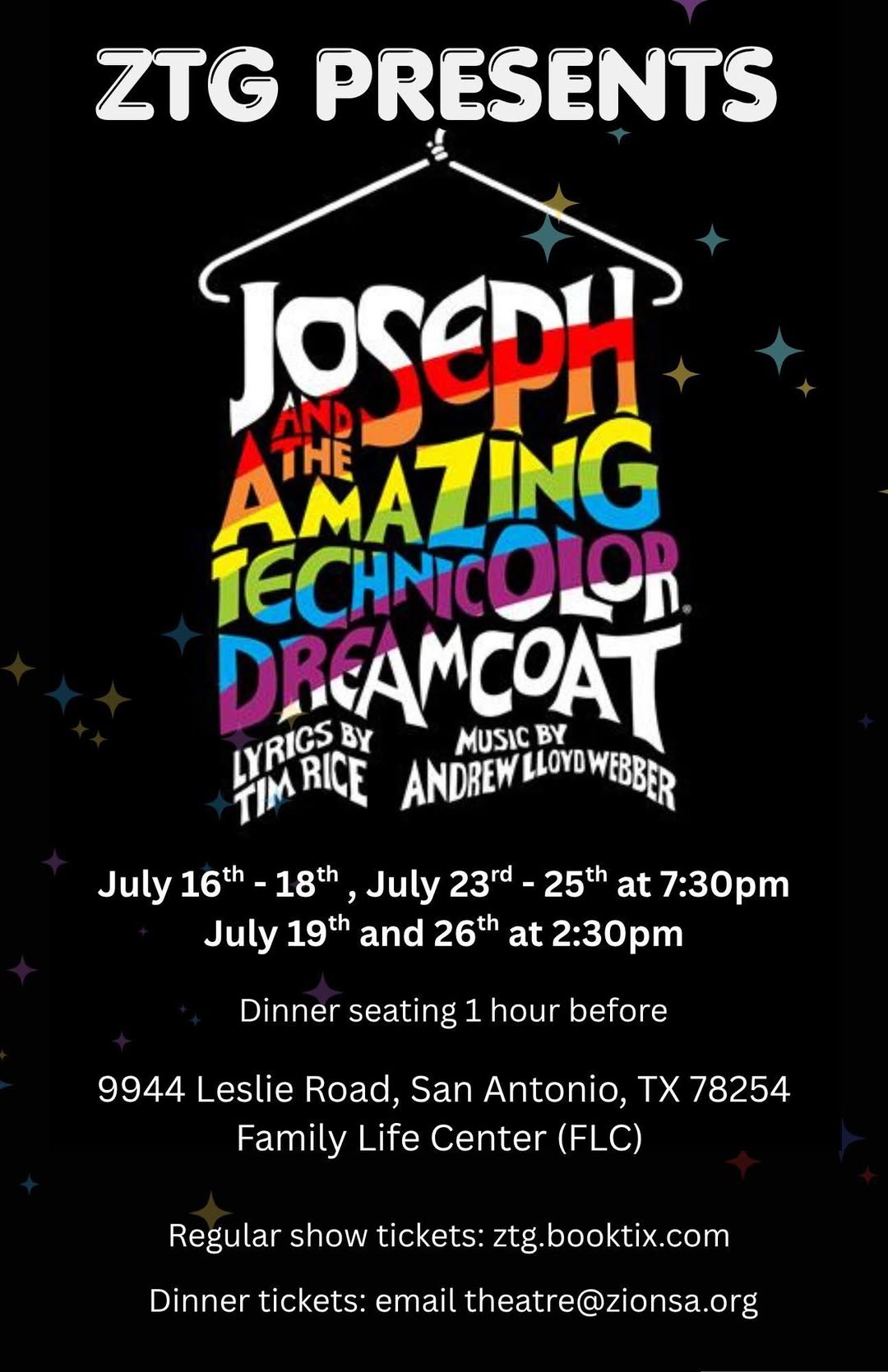 Joseph and the Amazing Technicolor Dreamcoat by Zion Lutheran Theatre Group