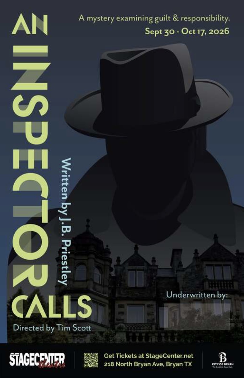 CTX4457. Auditions for An Inspector Calls, by StageCenter Community Theatre, Bryan