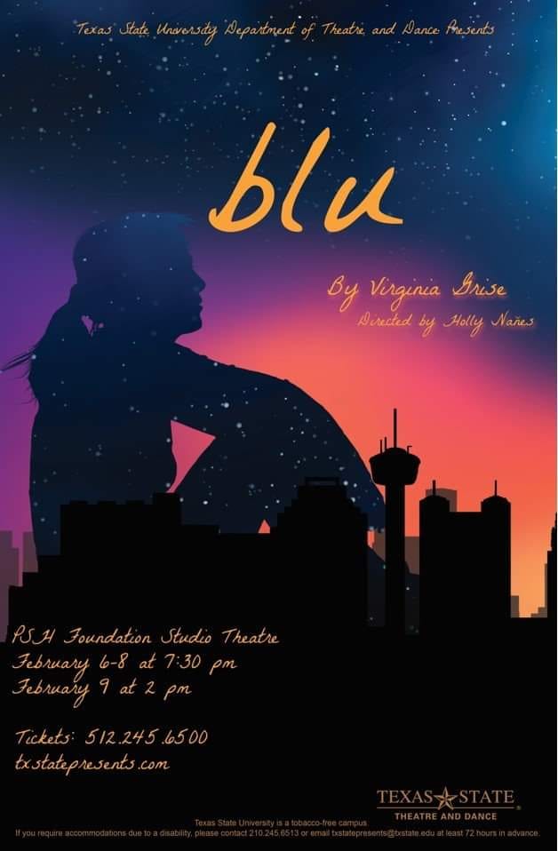 blu by Texas State University Department of Theatre, Dance and Film