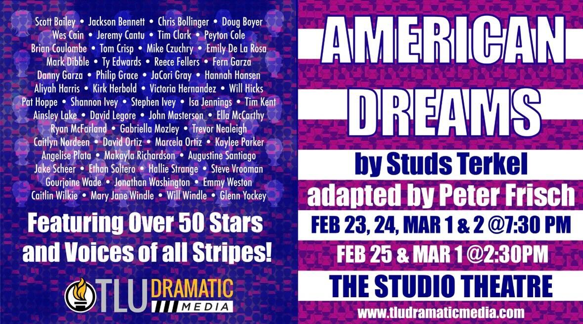 American Dreams by Texas Lutheran University Dramatic Media