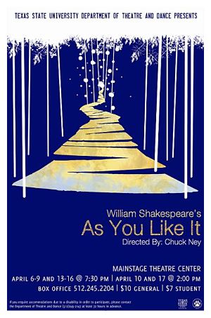 As You Like It by Texas State University Department of Theatre, Dance and Film