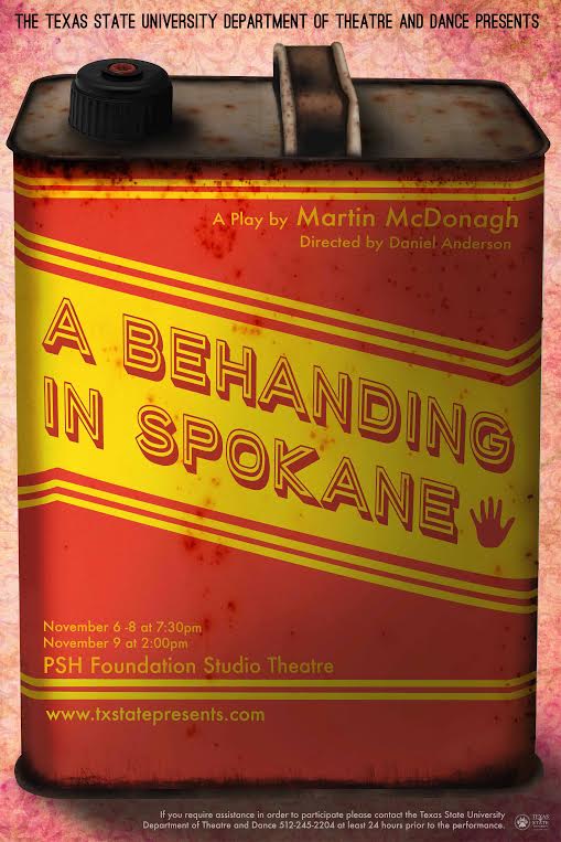 A Behanding in Spokane by Texas State University Department of Theatre, Dance and Film
