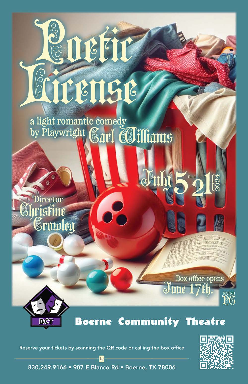 Poetic License, aka The Twenty-Year Crush by Boerne Community Theatre