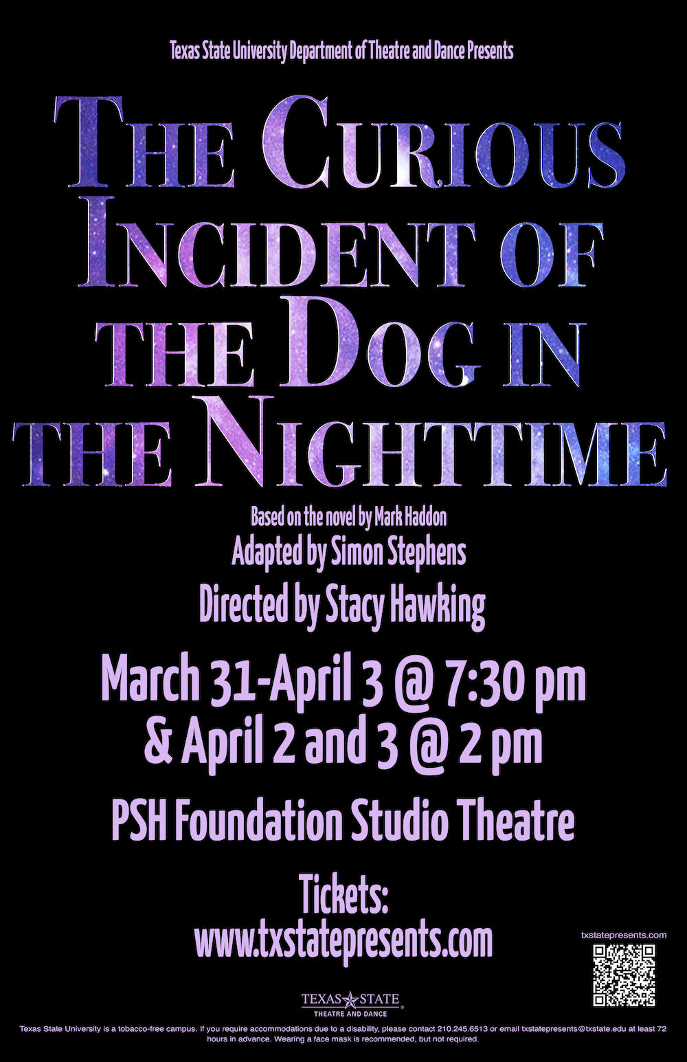 The Curious Incident of the Dog in the Night-Time by Texas State University Department of Theatre, Dance and Film