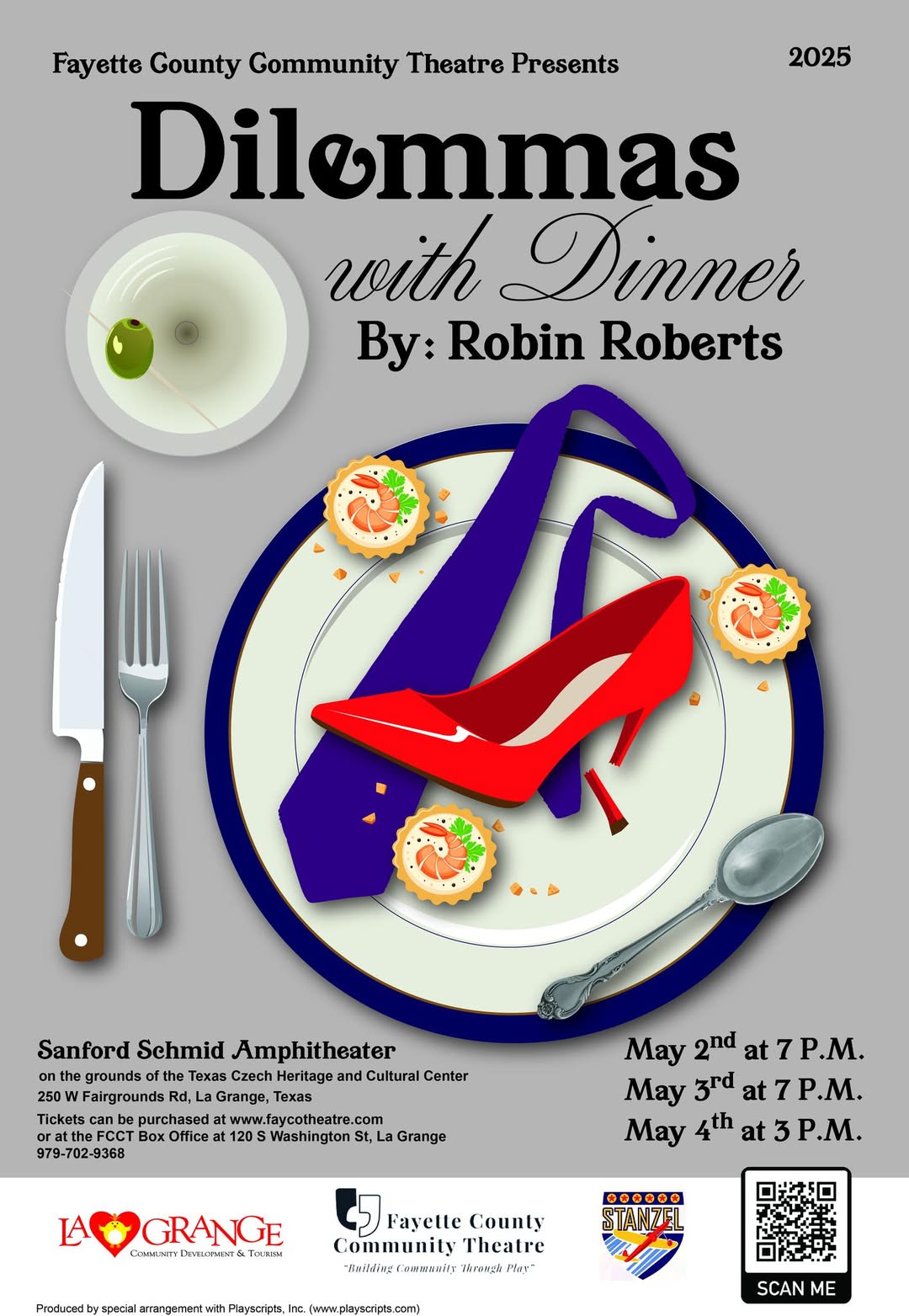 Dilemmas with Dinner by Fayette County Community Theatre (FCCT)