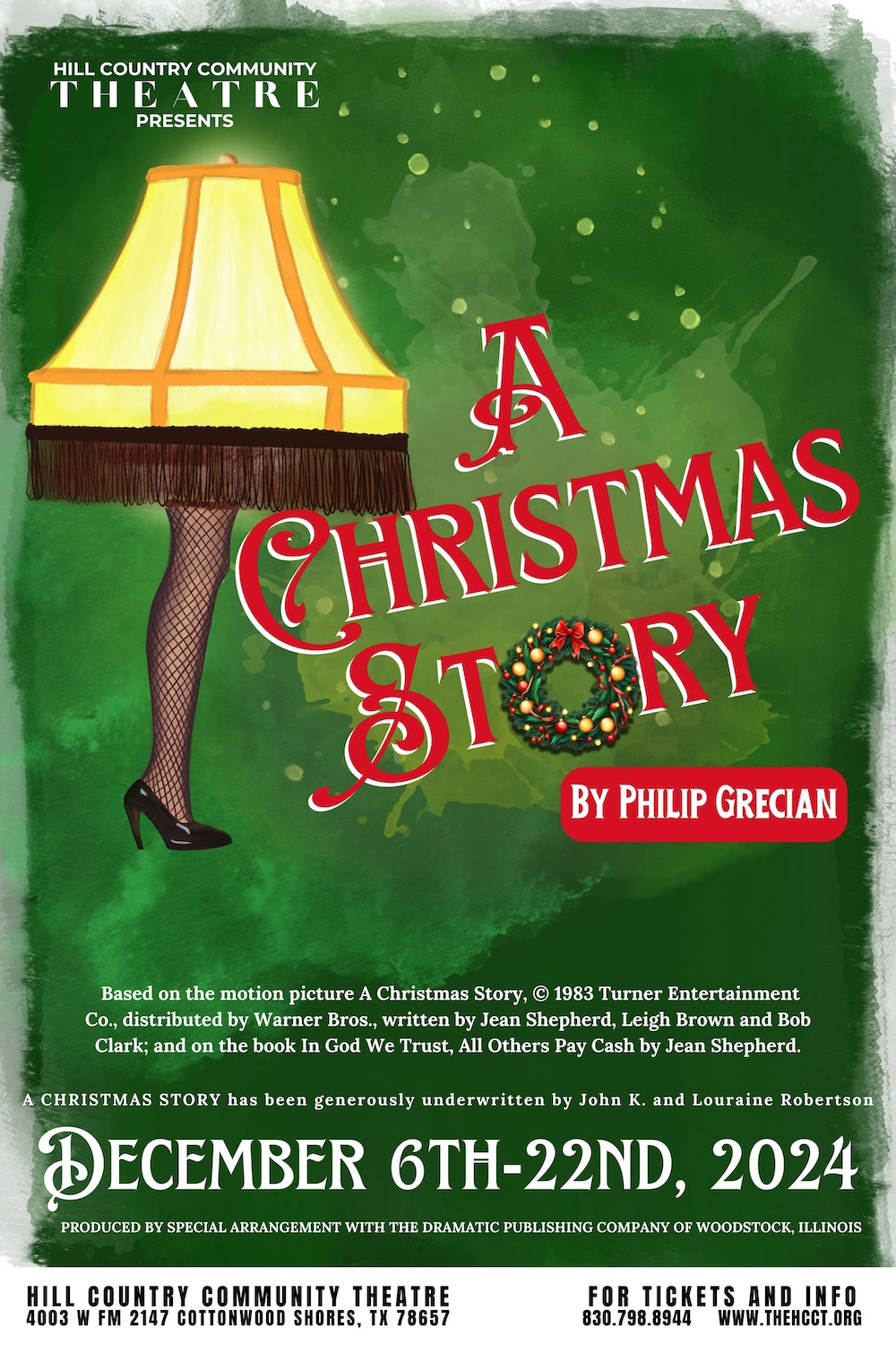 A Christmas Story by Hill Country  Community Theatre (HCCT)