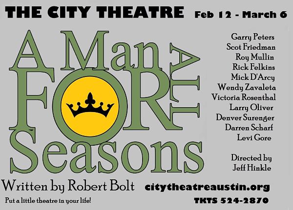 A Man for All Seasons by City Theatre Company