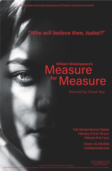 Measure for Measure by Texas State University Department of Theatre, Dance and Film