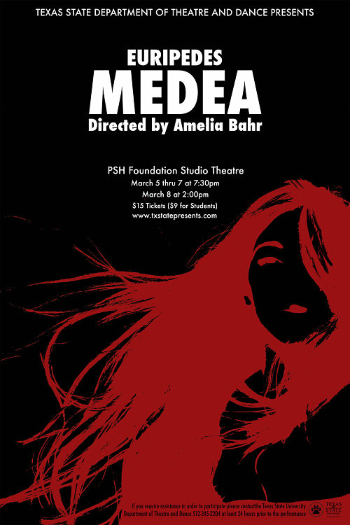 Medea by Texas State University Department of Theatre, Dance and Film