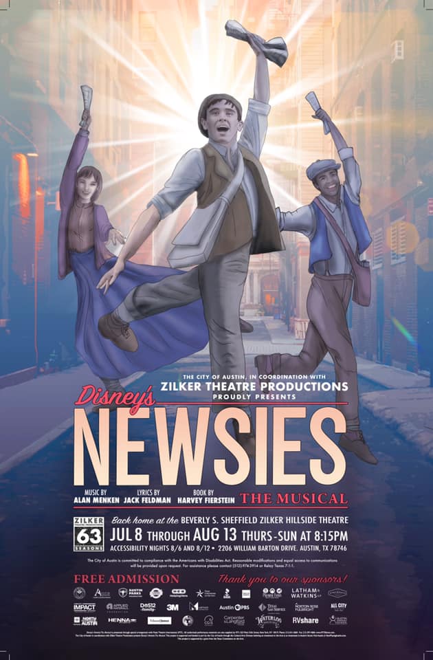 Disney's Newsies by Zilker Theatre Productions