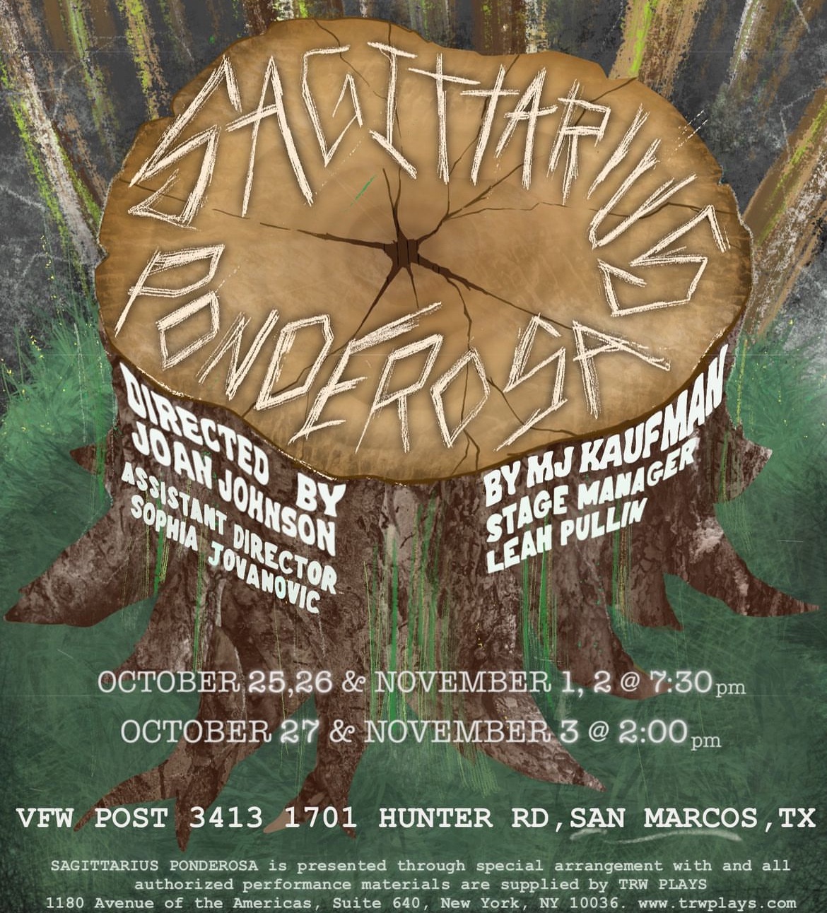 Sagittarius Ponderosa by Broke Thespians Theatre Company