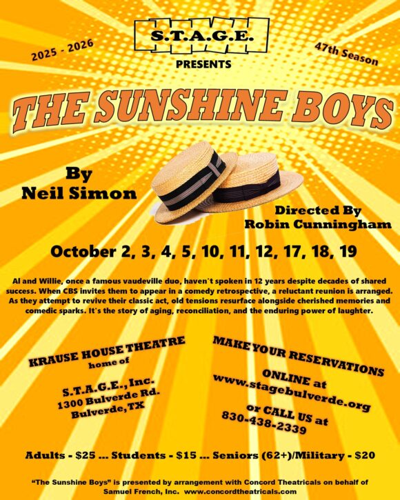 The Sunshine Boys by S.T.A.G.E. Bulverde