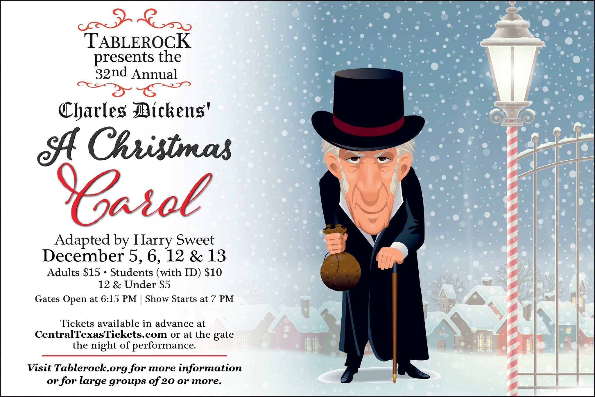 A Christmas Carol at Tablerock by Tablerock of Salado