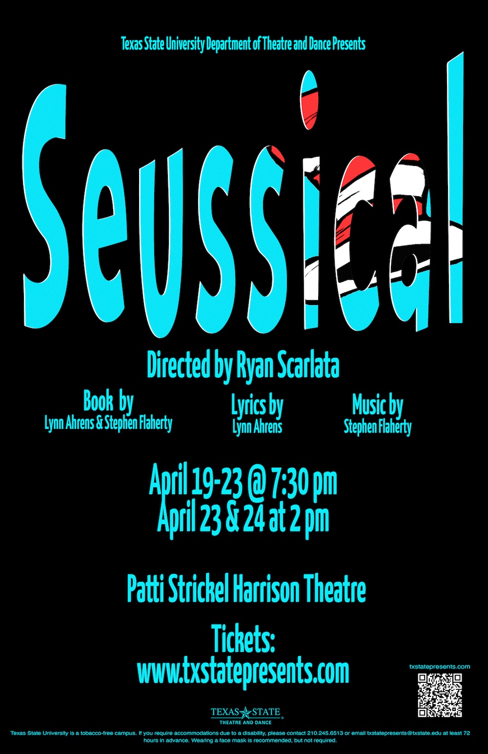 Seussical, the musical by Texas State University Department of Theatre, Dance and Film