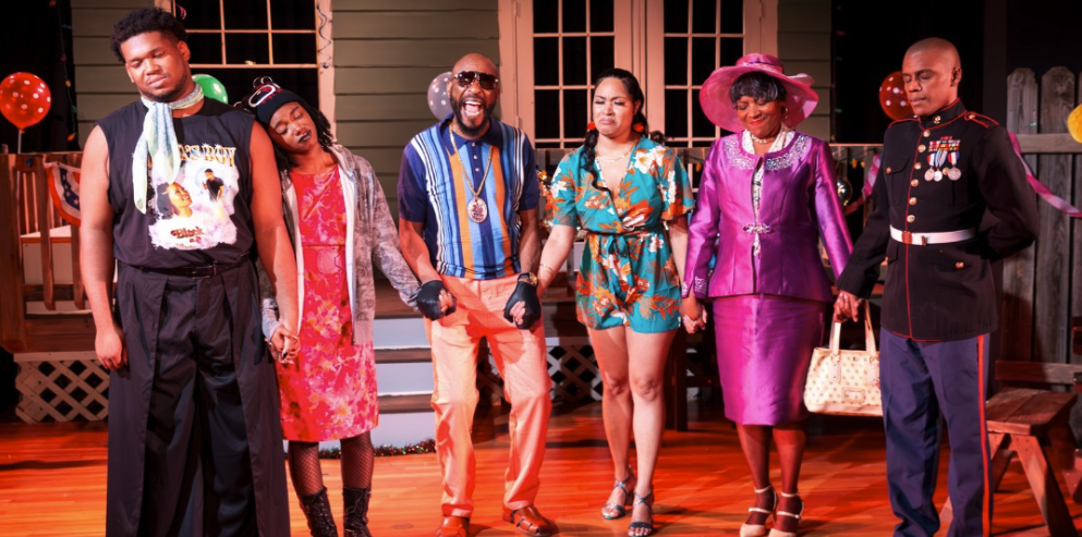 Albert Igbinigle, Vivian Noble, Marc Pouh&eacute;, Yunina Barbour-Payne, Gina Houston, Nicholas Hunter (photo by Steve Rogers)